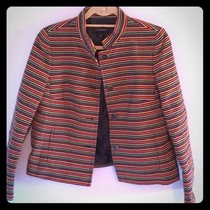 Talbots striped blazer